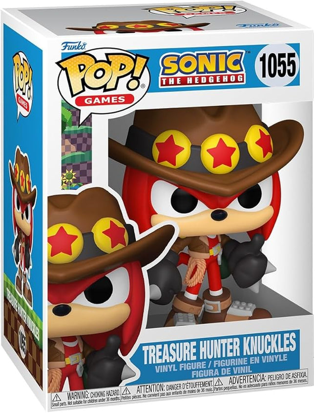 Funko Pop Games: Sonic - Treasure Hunter Knuckles The Echidna - Sonic The Hedgehog - Collectable Vinyl Figure - Gift Idea - Official Merchandise - Toys for Kids & Adults - Video Games Fans