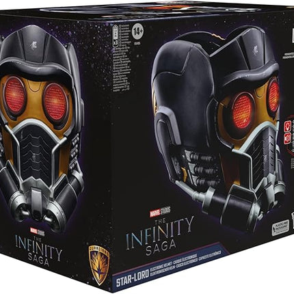 Marvel Legends Series Star-Lord Premium Electronic Roleplay Helmet with Light and Sound FX, Guardians of the Galaxy Adult Roleplay Gear