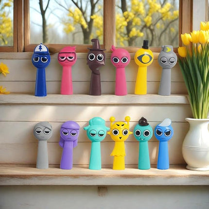 Action Figures Mystery Box,Mystery Box,Sprunky Toys Collection Decoration Set, Sprunkies Toys for Collectible Figurine Gifts Both Play and Display (8PCSC)