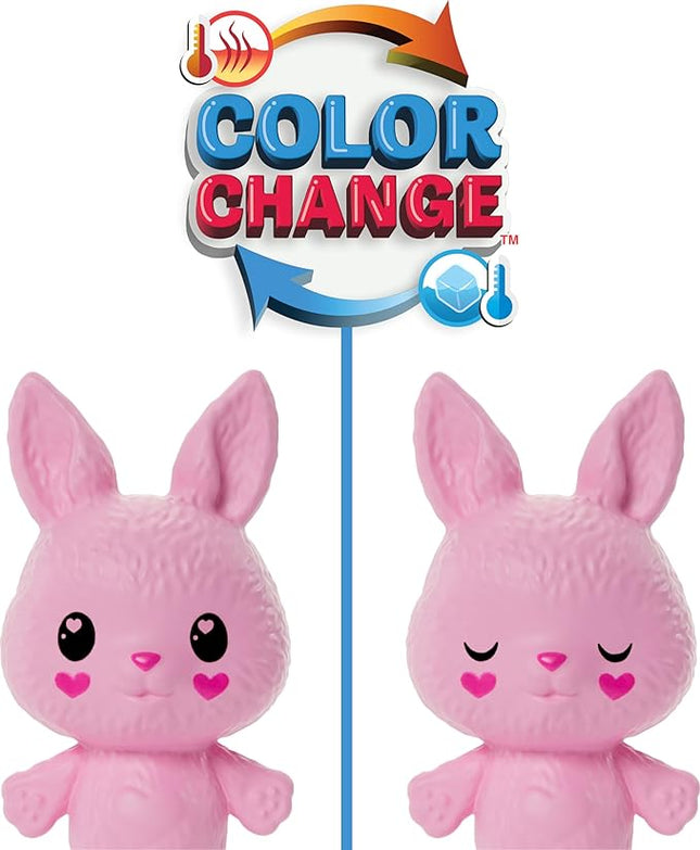 Barbie Cutie Reveal Animal Color Dream-Themed Pet & Accessories with 5 Surprises Including Mini Pet, Color Change & Clip