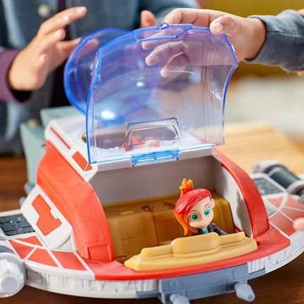 Star Wars: Young Jedi Adventures The Crimson Firehawk, 17-Inch Ship with 2 Action Figures, Toys, Preschool Toys for 3 Year Old Boys & Girls