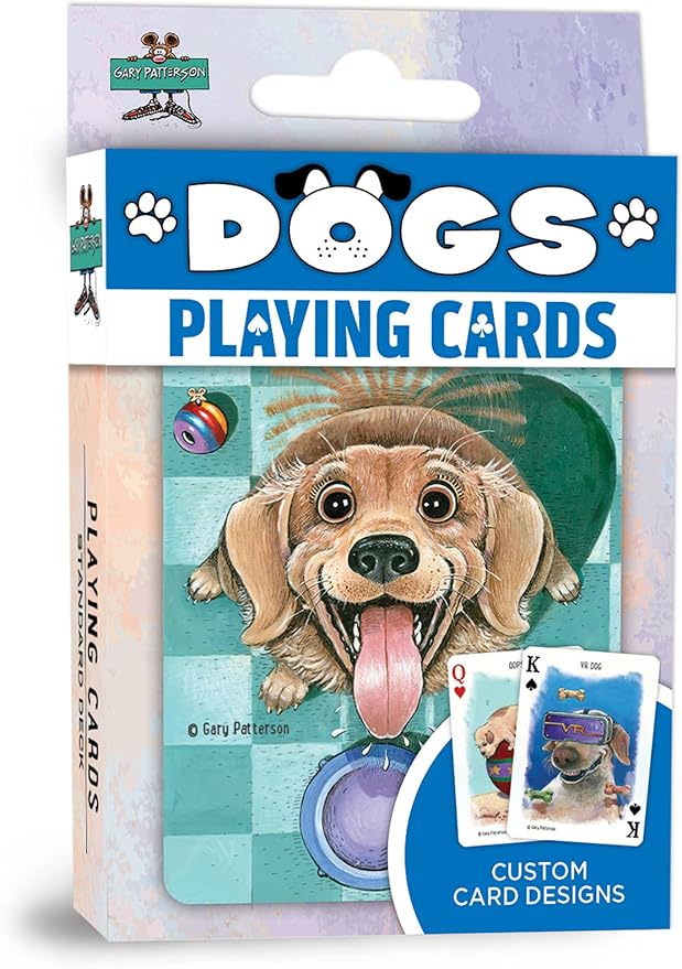 MasterPieces Officially Licensed Dogs Playing Cards - 54 Card Deck for Adults
