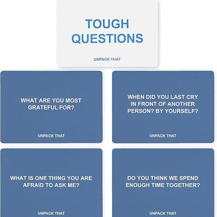 Conversation Cards & Couples Game for Adults – 125 Prompts to Spark Deeper Talks, Therapy-Inspired Icebreaker Deck for Relationship Building