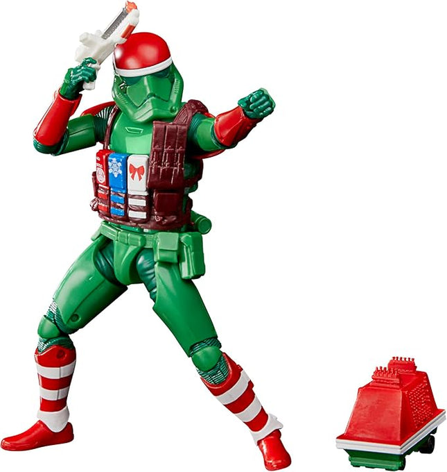 STAR WARS The Black Series First Order Stormtrooper (Holiday Edition) and Mouse Droid Toys, 6-Inch-Scale Holiday-Themed Collectible Figures (Amazon Exclusive)