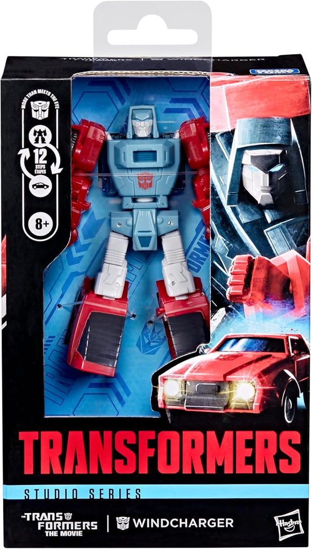 Transformers Studio Series The The Movie Windcharger Deluxe Class 4.5-Inch Converting Action Figure, Robot Toys for Ages 8+