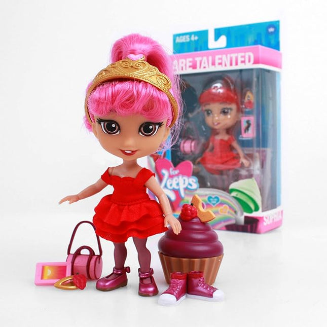 Loyal Subjects - for Keeps - Sophia Girl with Cupcake Keepsake Hot Pink 5" Action Figure (Net)