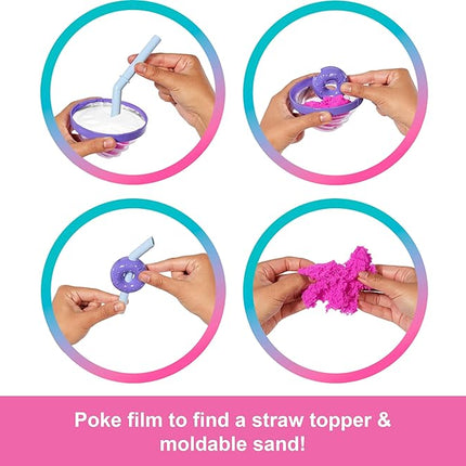 Barbie Pop Reveal Series Fashion Doll & Accessories Set, Treat Series, Donut Dreams Theme with Pet, 8 Surprises Include Color Change