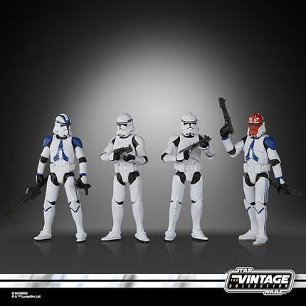 STAR WARS The Vintage Collection Phase II Clone Trooper, Ahsoka 3.75 Inch Collectible Action Figure 4-Pack