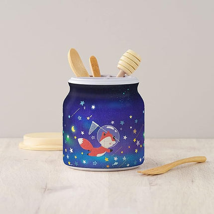 Pintoo 3D Puzzle Jar 96 Plastic Pieces for Adults - Create Your Dreams - Use Includes Divider as Pen and Utensils Holder with Wooden Lid for Kitchen Dining Study Living Room Large [BB1001]