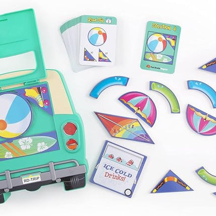 Fat Brain Toys Road Trip Packing Puzzle - Travel Brainteaser Game for Ages 8+