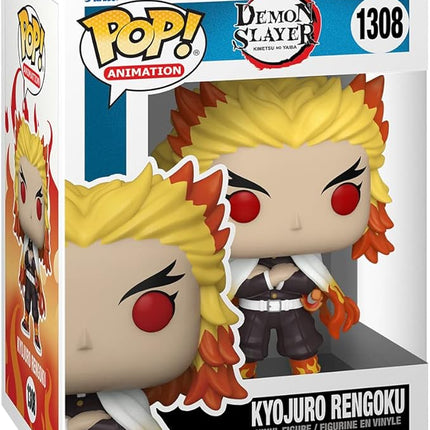 Funko POP! Animation: Demon Slayer - Kyojuro Rengoku - Collectable Vinyl Figure - Gift Idea - Official Merchandise - for Kids & Adults - Anime Fans - Model Figure for Collectors and Display