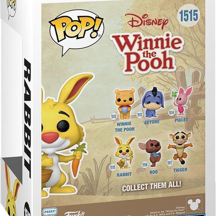 Funko POP Disney: Winnie The Pooh - Rabbit - Collectable Vinyl Figure - Gift Idea - Official Merchandise - for Kids & Adults - TV Fans - Model Figure for Collectors and Display