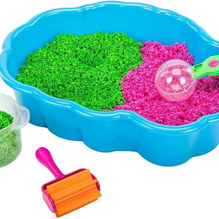 Educational Insights Pluffle® Sensory Station - Sensory Bin Foam Set, No Mess Alternative to Sand Toys & Slime for Toddlers, Fun Table Filler for Home or Classroom, Kids Ages 3+
