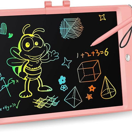 KOKODI LCD Writing Tablet,Gifts for 3 Years Old Boys and Girls,10 Inch Colorful Doodle Board Drawing Tablet, Erasable Reusable Electronic Drawing Pads, Educational and Learning Toy for Kids
