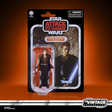 STAR WARS The Vintage Collection Anakin Skywalker (Padawan) Toy, 3.75-Inch-Scale Attack of The Clones Action Figure Kids 4 and Up, Multicolored (F5633)