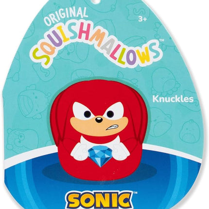 Squishmallows Original 14in “Sonic The Hedgehog” Knuckles Holding Blue Emerald Plush (Large)