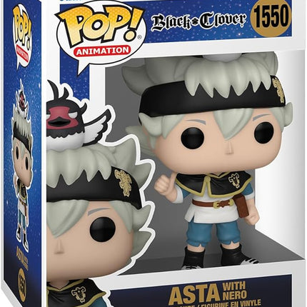 Funko POP! Animation: Black Clover - Asta with Nero - Collectable Vinyl Figure - Gift Idea - Official Merchandise - for Kids & Adults - Anime Fans - Model Figure for Collectors and Display