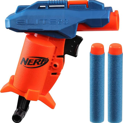 Nerf Elite 2.0 Slash Blaster, includes 2 Nerf Elite Darts, Pull to Prime Handle, Toy Foam Blaster for Outdoor Kids Games