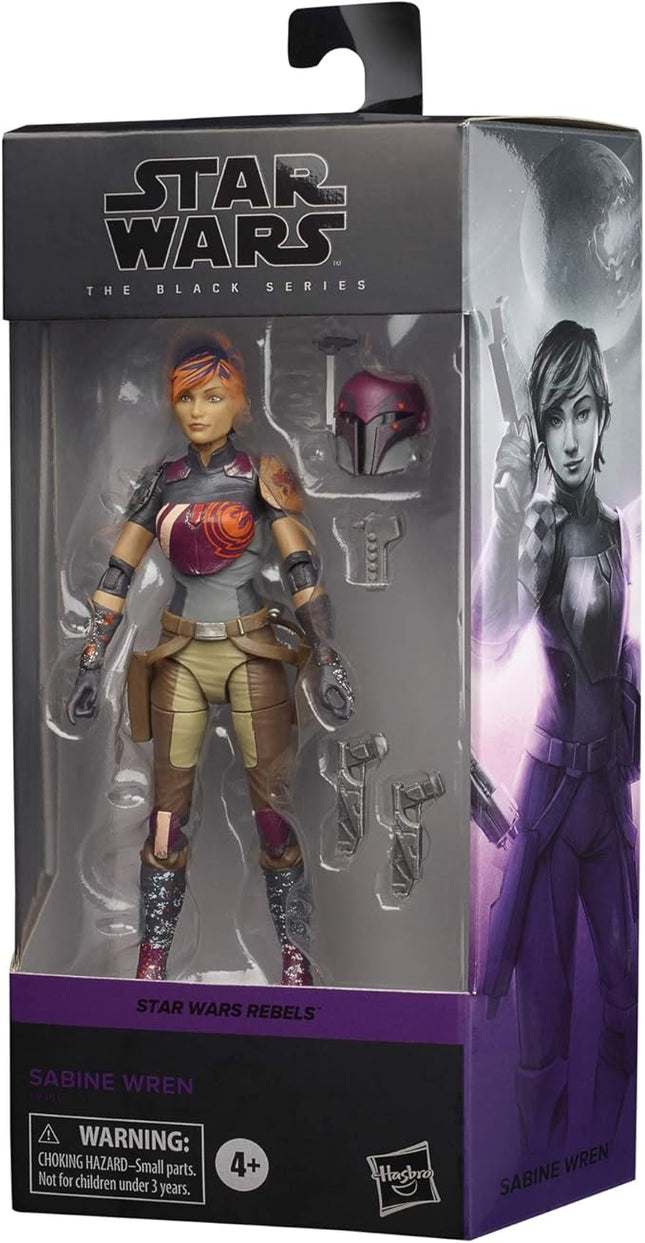 STAR WARS The Black Series Sabine Wren Toy 6-Inch-Scale Rebels Collectible Action Figure, Toys for Kids Ages 4 and Up