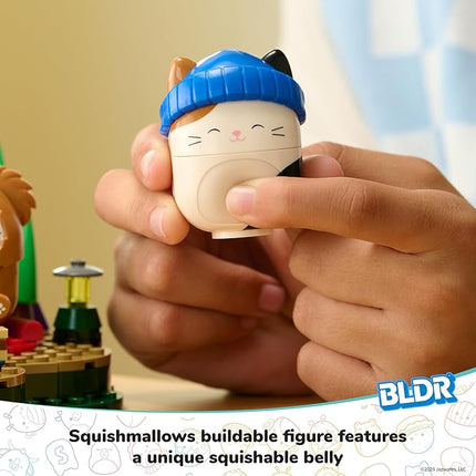 BLDR Squishmallows Benny and Cam's Outdoor Adventure Building Set - Cam The Cat and Benny The Bigfoot Buildable Figures - Squishmallows Fans 8+, 0050