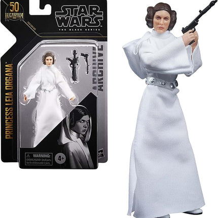 STAR WARS The Black Series Archive Collection Princess Leia Organa 6-Inch-Scale A New Hope Lucasfilm 50th Anniversary Figure,F1908