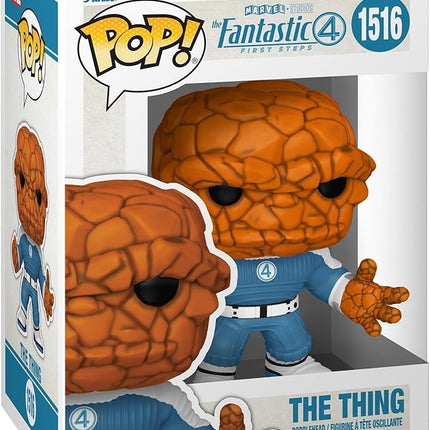 Funko Pop! Marvel: The Fantastic Four: First Steps - The Thing - Fantastic Four (2025) - Collectable Vinyl Figure - Gift Idea - Official Merchandise - Toys for Kids & Adults - Movies Fans