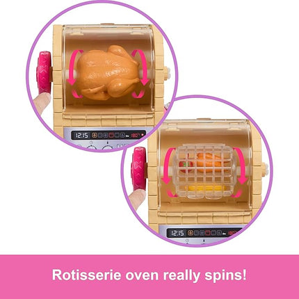 Barbie and Teresa Recipe for Friendship Teresa Fashion Doll & Kitchen Playset with 20+ Accessories Including Color-Change Cookies