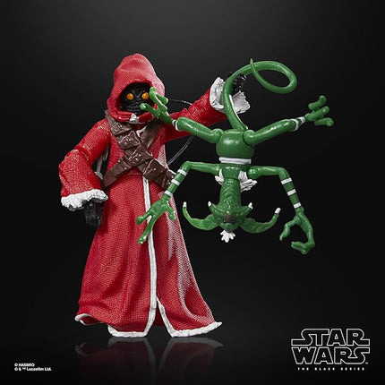 STAR WARS The Black Series Jawa & Salacious B. Crumb (Holiday Edition), 6-Inch Action Figures, Ages 4 and Up