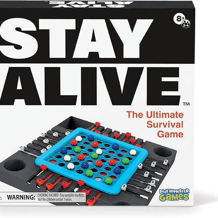 Stay Alive Board Game - Family Game Night, Strategic Game Play, Retro Board Games, The Ultimate Survival, Multi-Player, for Kids, Ages 8+