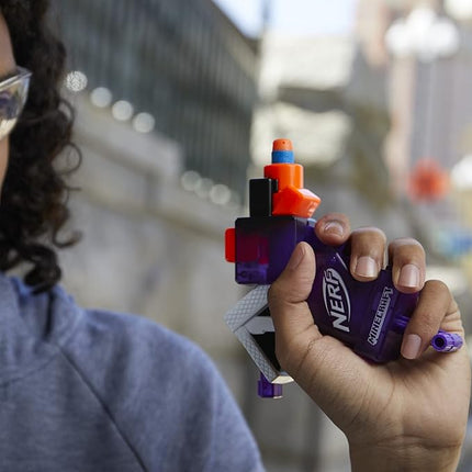 Nerf MicroShots Minecraft Ender Dragon and Elder Guardian Mini Blaster 2-Pack, 4 Elite Darts, Pull to Prime Handle (Amazon Exclusive)