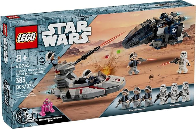 LEGO Star Wars Imperial Dropship vs. Rebel Scout Speeder 40755