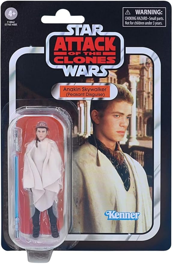 STAR WARS The Vintage Collection Anakin Skywalker (Peasant Disguise) Toy, 3.75-Inch-Scale Attack of The Clones Action Figure