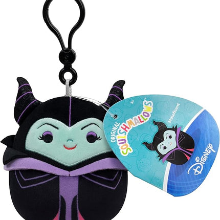 Squishmallows Original 3.5in Disney Maleficent and Ursula Clip 2-Pack – Official Jazwares Plush