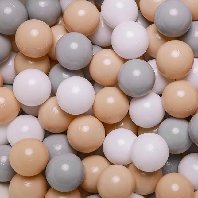 GOGOSO Ball Pit Balls for Toddlers Kids Plastic Balls for Ball-Pit Playpen Pool Baby Play Pastel BPA-Free Non Toxic Play Pastel Crush Proof Bal 50 100 200 500 1000 Count