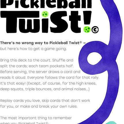 Pickleball Twist! A Hilarious, high-Energy Game of Pickleball You Have to Play to Believe