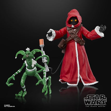 STAR WARS The Black Series Jawa & Salacious B. Crumb (Holiday Edition), 6-Inch Action Figures, Ages 4 and Up