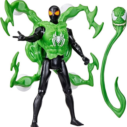 Spider-Man Marvel VenomVersus Epic World of Action Miles Morales Deluxe Figure with Accessories, 4-Inch Super Hero Toys for Kids Ages 4+