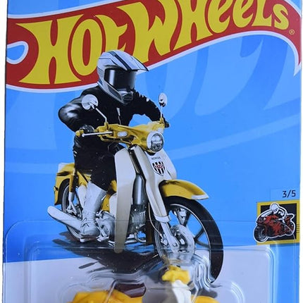 Mattel Hot Wheels Honda Super Cub, HW Moto 3/5 [Yellow] 87/250