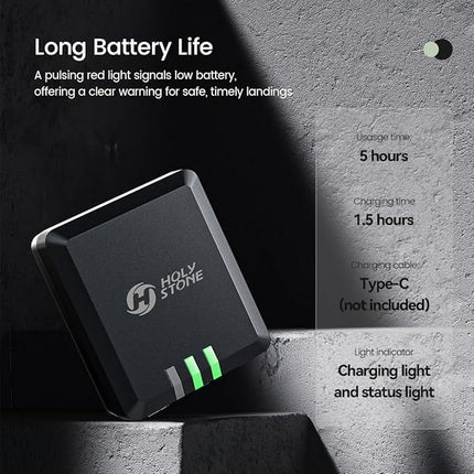 Holy Stone FAA Compliant Remote Identification broadcast Module Spare Parts for GPS Drones with Camera for Adults 4K, Remote ID broadcast Module Parts comply with US FAA Regulation; No worry about FAA