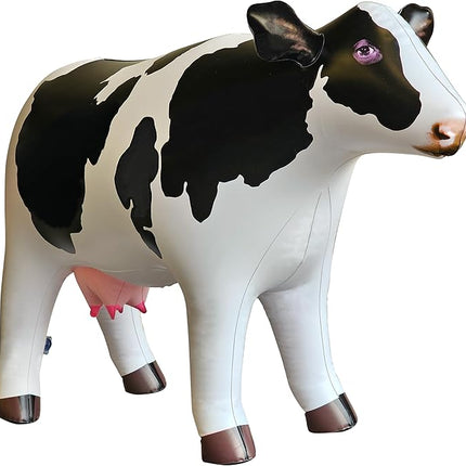 Jet Creations Cow Inflatable Animal Baby 37 inch Long Great for Pool Party Decoration, Birthday Kids and Adult an-Cow