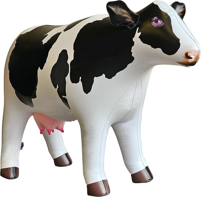 Jet Creations Cow Inflatable Animal Baby 37 inch Long Great for Pool Party Decoration, Birthday Kids and Adult an-Cow