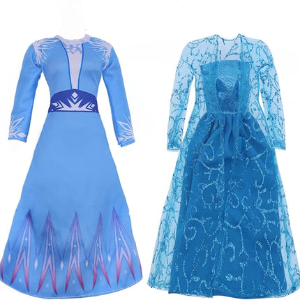 11.5 inch Doll Clothes - Toys for Girls, Snow Dress for Queen and Princess for 11.5 inch Doll Clothes - Doll 6 Set Classic Dresses - Doll Party Gown Girls Gift