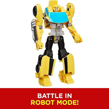 Transformers Toys Heroic Bumblebee Action Figure - Timeless Large-Scale Figure, Changes into Yellow Toy Car, 11" (Amazon Exclusive)