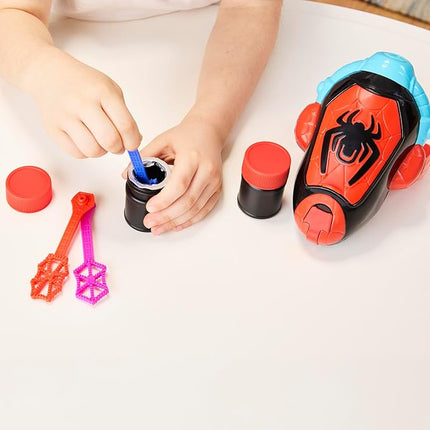 Spidey and his Amazing Friends Marvel Water-Webs Miles “Spin” Morales Electronic Bubble Slinger Role Play Set with Mask, Super Hero Toys for Kids, Ages 3+ (Amazon Exclusive)