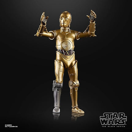 STAR WARS The Black Series Archive C-3PO Toy 6-Inch-Scale A New Hope Collectible Premium Action Figure, Toys Kids Ages 4 and Up