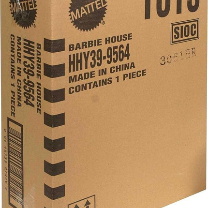 Barbie Doll House with Furniture & Accessories Including Pet Puppy, 4 Play Areas (Kitchen, Loft Bed, Bathroom & Dining Room)