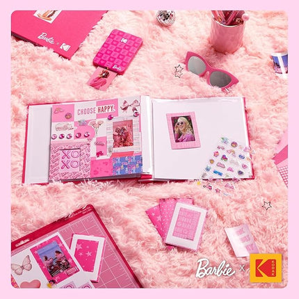 Kodak x Barbie Colorful & Decorative Barbie-Themed Sticker Sets – 50+ Iconic Barbie Stickers for Decorating Your Zink Camera, Printer, Scrapbook, Journal, and More