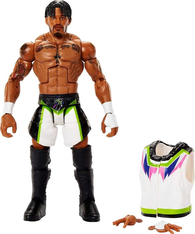 Mattel WWE Wes Lee Elite Collection Action Figure, 6-inch Posable Collectible Gift for WWE Fans Ages 8 Years Old & Up