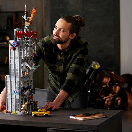 LEGO Marvel Spider-Man Daily Bugle Building Sets for Adults - Display as Office or Bookshelf Decor - Gifts for Men & Women Fans - 25 Minifigures - 76178