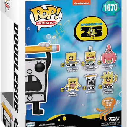 Funko POP! TV: Spongebob Squarepants 25th Anniversary - Doodlebob - Collectable Vinyl Figure - Gift Idea - Official Merchandise - for Kids & Adults - TV Fans - Model Figure for Collectors and Display